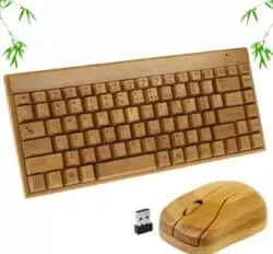 Wireless Bamboo Keyboard