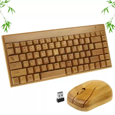 Wireless Bamboo Keyboard