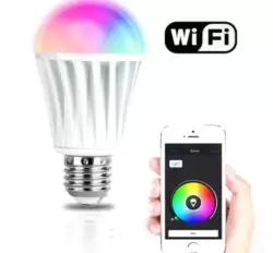 Itian Multi Color E27 LED Smart Bulb wifi app control