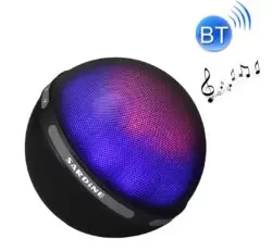 Wireless Bluetooth Speaker with Mic & Color LED Light