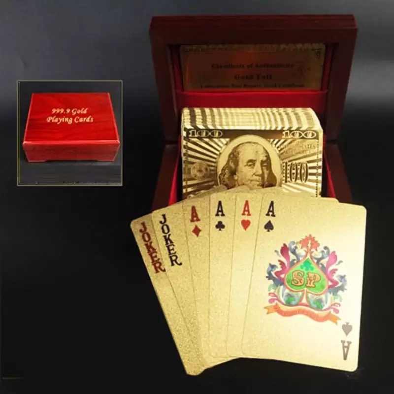 Gold Playing Cards