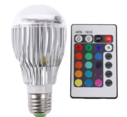 MultiColor LED Bulb w/Remote