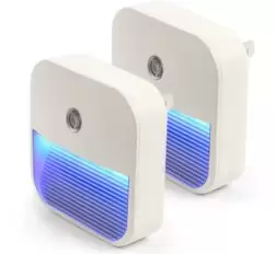 2 PC Energy-Saving & Sanitizing UV Night Light