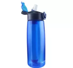 Outdoor Plastic Filter Water Bottle