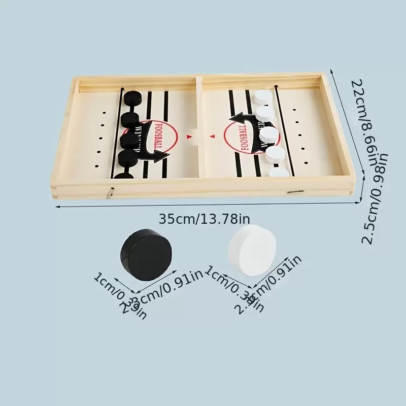 Sling Puck Wooden Hockey Game - Image 9