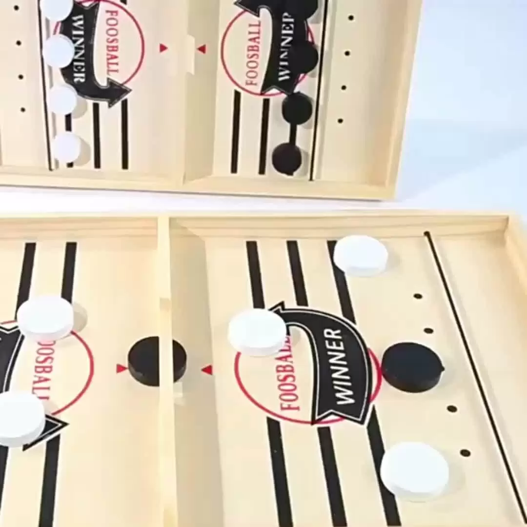 Sling Puck Wooden Hockey Game - Image 4