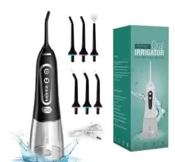 Portable Electric Flosser 6 Heads Set