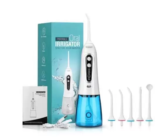 Portable Electric Flosser 6 Heads Set - Image 3