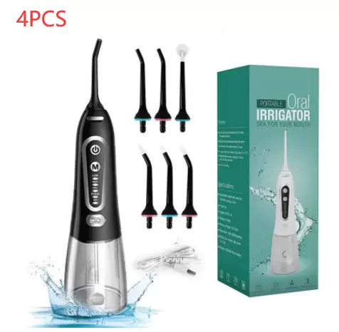 Portable Electric Flosser 6 Heads Set - Image 6