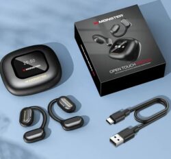 Monster Open Touch Pro Bluetooth 5.4 Earphones Sports OWS Wireless Headphone