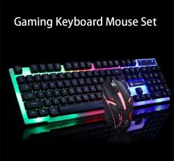 GTX300 LED Backlit Gaming Keyboard & Precision Mouse Combo for Gamers