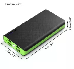 9000000mAh Powerbank Externer Batterie Ladegerat ZusatzAkku 4 USB Fur Alle Handy