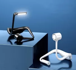 Lazy Hanging Neck Fan Portable Usb Charging With Light Little Fan