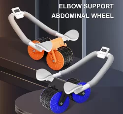 Dual-Purpose Abs Wheel for Sculpted Core & Stylish Workouts