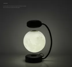 3D LED Moon Lamp with Wireless Magnetic Levitation for Home & Office Decor