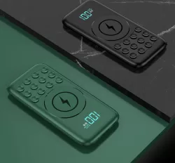 Self-contained Suction Cup Wireless Power Bank Digital Display
