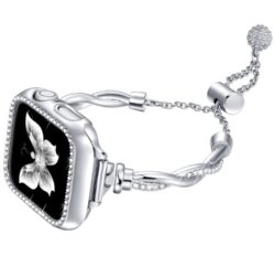 xDfind Twist Bracelet Diamond Metal Watch Band