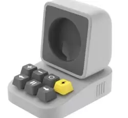 For Apple Watch Typewriter Style Stand Wireless Charging Silicone Base