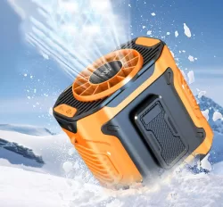 Portable Outdoor Hanging Waist Fan – 100-Speed Cooling Fan with Long Battery Life
