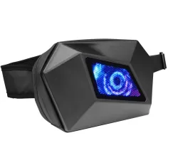 LED Illuminated Motorcycle Shoulder Bag - Stay Visible, Stylish, and Secure