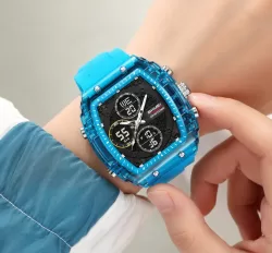 SKMEI 2602 Dual-Display Sports Watch Lightweight 50m Water-Resistant with Stopwatch and LED Backlight