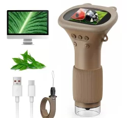 2 Inch Screen Handheld Kids Microscope Portable Digital STEM Science Tool for Children