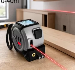 High-Precision 3-in-1 Handheld Laser Rangefinder and Digital Tape Measure 40m 60m