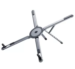 Portable Magnetic Aluminum Phone Holder Foldable Stand for Tablets and Smartphones Up to 6 Inches