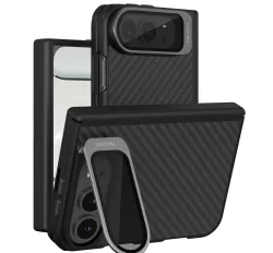 NILLKIN Carbo Prop Transparent Black Magnetic Phone Case for iPhone Duo