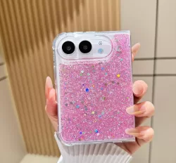 Glitter Sequins Epoxy TPU Phone Case for iPhone Duo